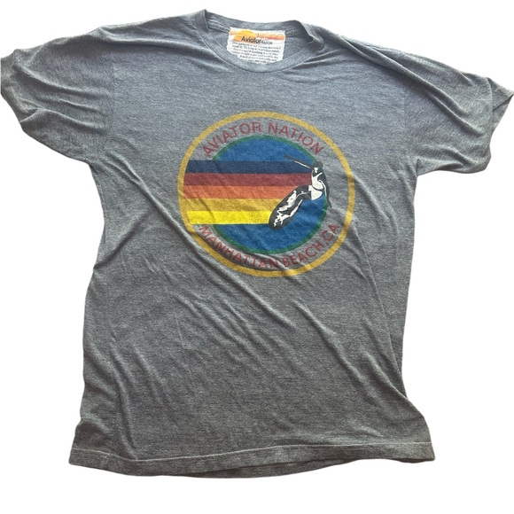 AVIATOR NATION MANHATTAN BEACH TEE SHIRT - Picture 3 of 9